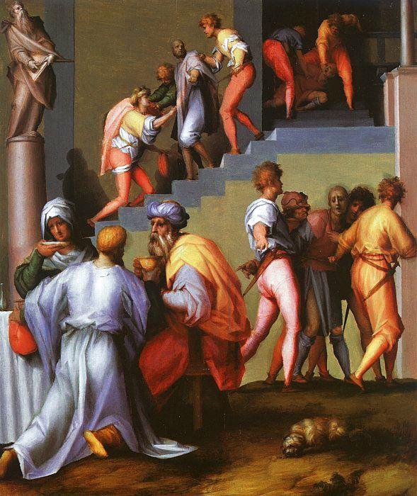 Jacopo Pontormo Punishment of the Baker France oil painting art